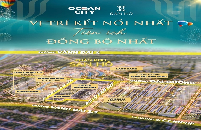 THỊ TRẤN SAN HÔ: VỊ TRÍ KẾT NỐI NHẤT – TIỆN ÍCH ĐỒNG BỘ NHẤT